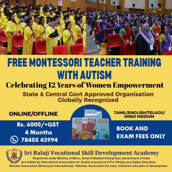 Montessori Teacher Training with Autism