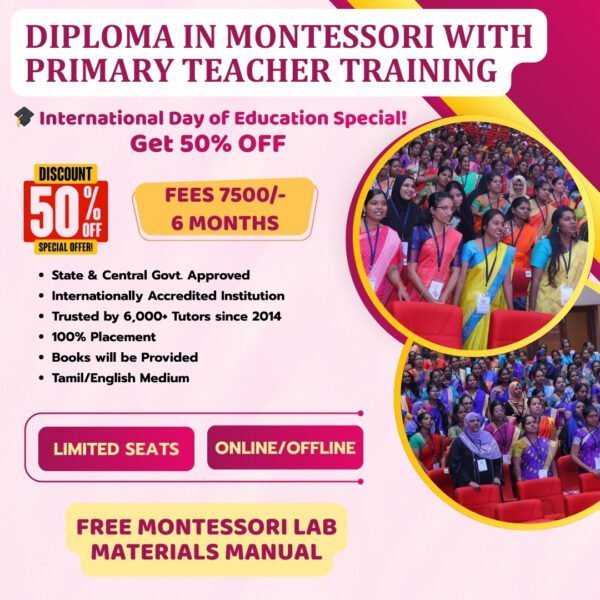 Diploma in Montessori with Primary Teacher Training