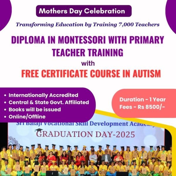 Diploma in Montessori with Primary Teacher Training